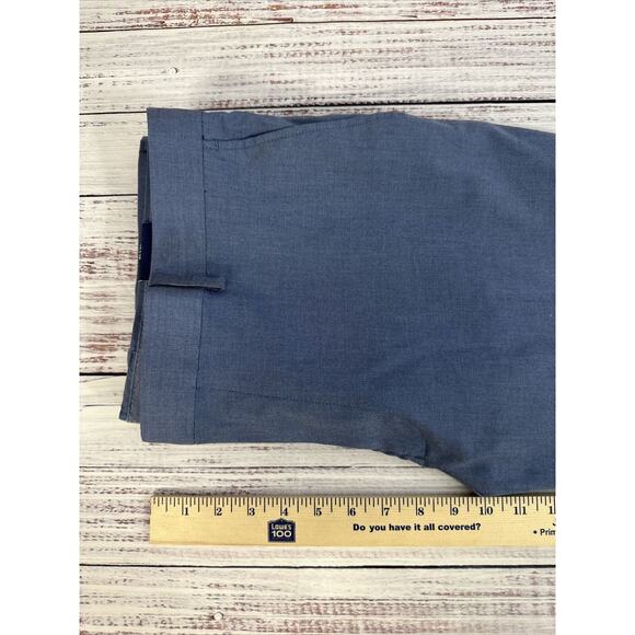 Crown and Ivy Motion Flex Flat Front Mens Blue Dress Pants 38 x 30 New - Picture 5 of 8